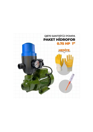 Staxx Power Qb70 Santrifüj Otomatik Pompa Paket Hidrofor 0.75 Hp