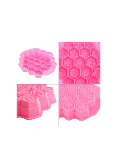 Shineyee Pembe Arı Bal Çekirdeği Silikon Kalıp - Dayanıklı, Temizlenmesi Kolay, -40 C/+220 C Sıcaklık Dayanımı Diğer