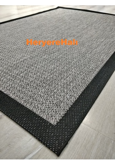 Foneks Halı Loris Yeni Nesil Yumuşak Sisal Halı L106sıyah-120x180