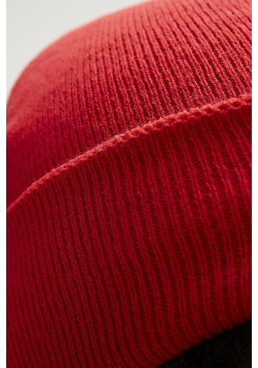 Bad Bear Bonfire Crimson Red Kırmızı Bere