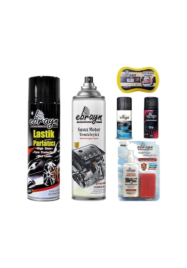 Klima Motor Temizleyici Lastik Torpido Parlatıcı Koku Ebrayn