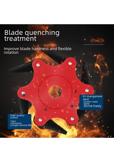 Pazly Benzinli Çim Biçme Makinesi, 6'lı Aksesuarlı, Yabani Ot Temizleme, Evrensel