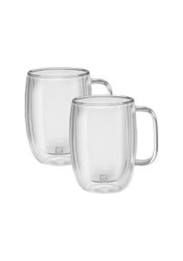 Zwilling 395001140 Çift Camlı Kulplu Latte 2'li Set