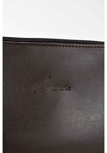 Biriz Kadın Makyaj Çantası - Acı Kahve