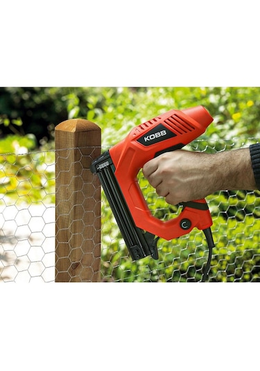 Kobb KBZ90 15-25 MM Zımba ve 15-32 MM Profesyonel Çivi Çakma Makinesi + 3000 Adet Yedek Zımba ve Çivi