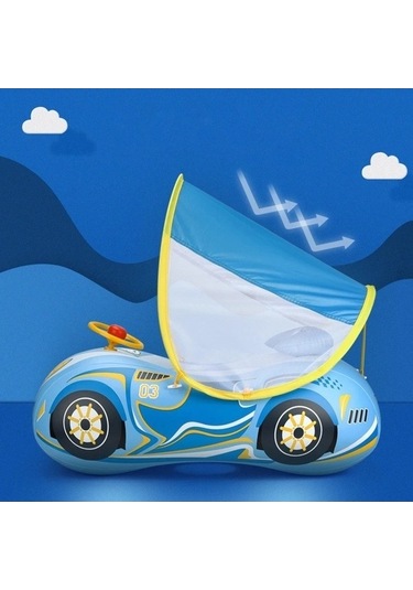 Motion003 Yaz Swimrings Şişme Şamandıra Oyuncak Mavi Jialan Havuzu Havuz Bebek Pu Mavi