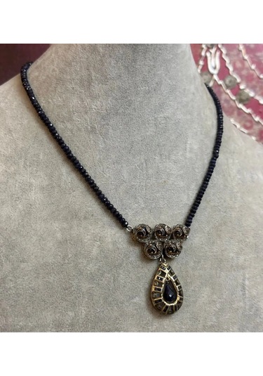Safir Elmas Kolye 111