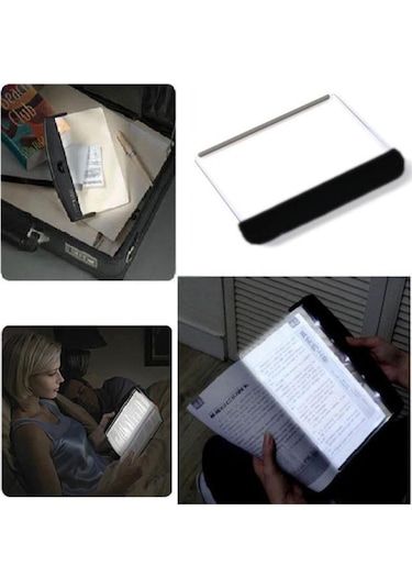 Led Tablet Gece Görüş Okuma Işığı Göz Bakımı Okuma Işığı Öğrenci Gece Okuma Işığı Siyah