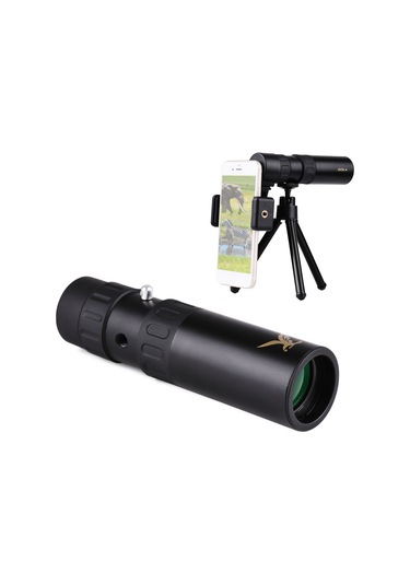 Suofeng 10-300x40mm Bak4 Prisma Manuel Odakli Monoküler Teleskop - Telefon Tutucu, Mini Tripod Ve Çanta İçerir