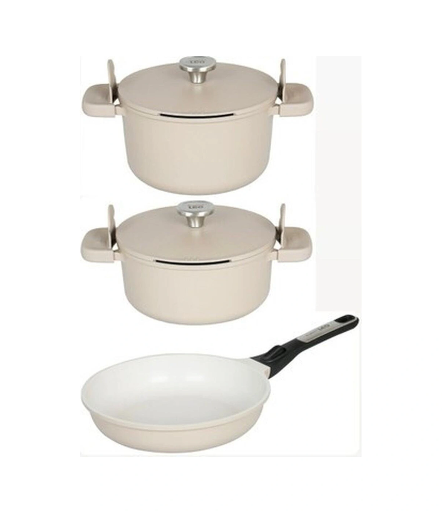 Berghoff Leo Phantom Bej Indüksiyonlu 5 Parça Yanmaz Yapışmaz Alüminyum Döküm 24 Cm Tencere Tava Seti Bakır - Siyah Berghoff Leo Phantom Bej Indüksiyonlu 5 Parça Yanmaz Yapışmaz Alüminyum Döküm 24 Cm Tencere Tava Seti Bakır - Siyah