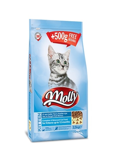 Molly Kitten Tavuklu Yavru Kedi Maması 2500 G