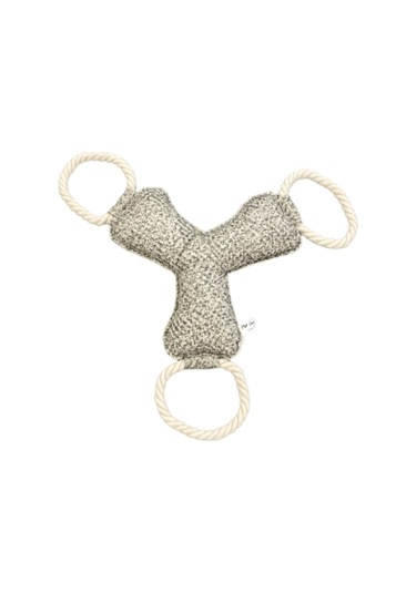 Pet Comfort İpli Bumerang Köpek Oyuncağı A.gri 30cm