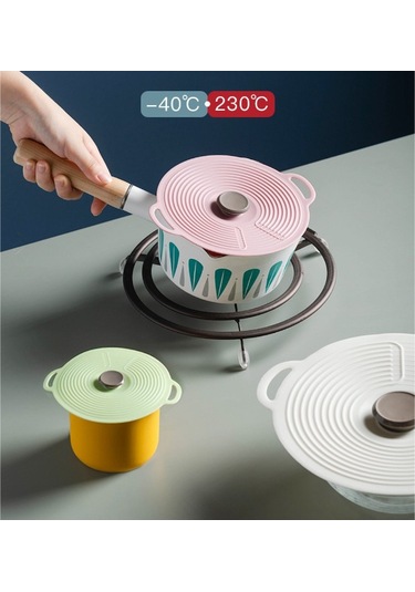 9068183074769lmr - Larimar 3'lü Vakumlu Silikon Kapak Seti Çok Renkli