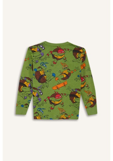 Defacto Erkek Çocuk Teenage Mutant Ninja Turtles:mutant Mayhem Pijama Takımı Uzun Kollu Üst Uzun Alt F3407a825augn75 Yeşil Defacto Erkek Çocuk Teenage Mutant Ninja Turtles:mutant Mayhem Pijama Takımı Uzun Kollu Üst Uzun Alt F3407a825augn75 Yeşil