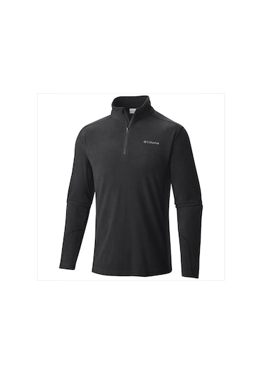 Columbia Klamath Range Iı Half Zip Erkek Polar Em6503 Siyah