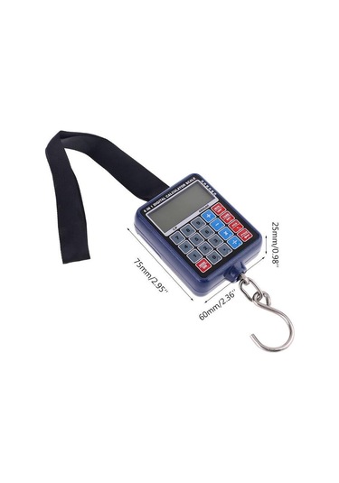 Dijital Ölçekli 50 Kg El Tartı Çok Fonksiyonlu 6 İn 1 Hesap Makin