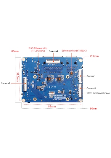 Orange Pi Compute Module 5 Base Board
