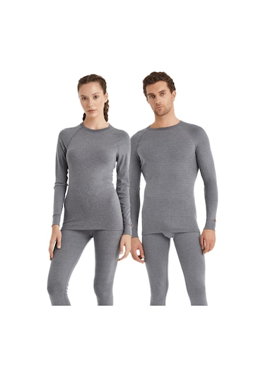 Blackspade Unisex Termal Tişört 2. Seviye 9259 Gri Melanj