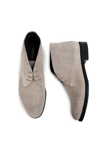 Deery Hakiki Süet Bej Rengi Erkek Çöl Botu - 01295mbejc03