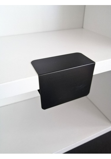 10 Adet Silinebilir Karatahta Siyah Etiket Ahşap Raf İçin 5 x 7 CM