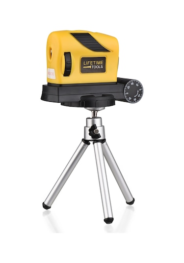 Qingmipy Yüksek Hassasiyetli Çift Balonlu Taşınabilir Lazer Hizalayıcı - 5m Mesafe