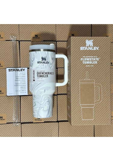 Stanley Quencher H2.0 Tumbler Termos Pipetli Bardak 1.18 Lt Çimento Grisi