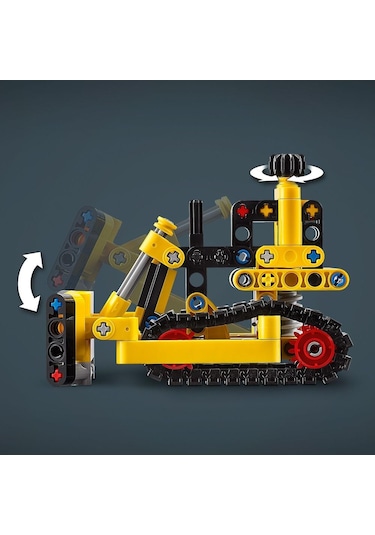 LEGO® Technic Ağır İş Buldozeri 42163 7+ İnşaat Aracı İçeren Yaratıcı Oyuncak Yapım Seti - 195 Parça