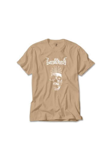 Lorna Shore Skull Krem Tişört Krem