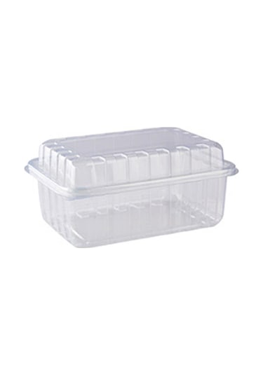 2000 Gr. Plastik Sızdırmaz Kap Yüksek Kapak 100 Adet