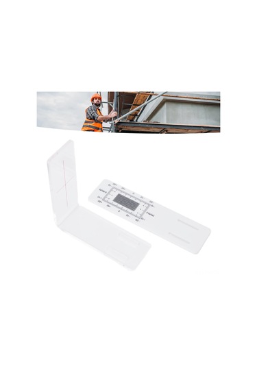 Hangfox Yapı Duvarı Çatlaklarını İzleyici, Akrilik Ve Abs Malzeme, 1mm Ölçek, Kolay Kurulum, Çatlak Gelişimini Takip Etme Aracı