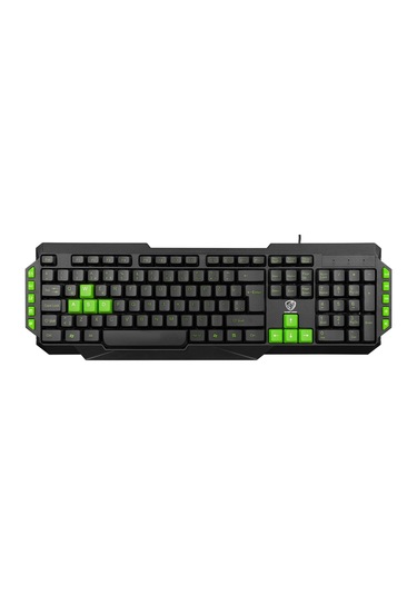 Hytech Hyk-46 Gamy Siyah Usb Yeşil Tuşlu Q Gaming Oyuncu Klavyesi