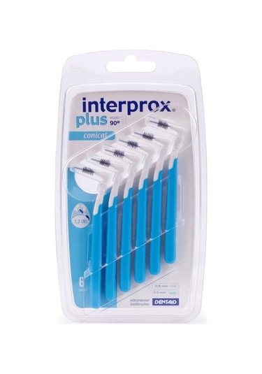 Interprox Plus Conical 1.3mm Arayüz Fırçası 6 Adet MAVİ