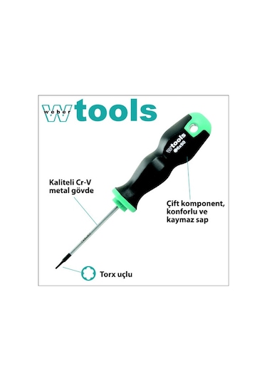Weber Tools Torx Tornavida T9 x 60 MM
