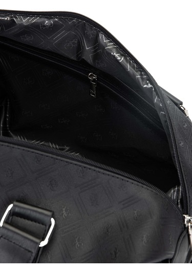 Tamer Tanca Kadın Vegan Siyah El Valizi Çanta 915 1242 Bn Canta Y/24 Sıyah Mng Siyah