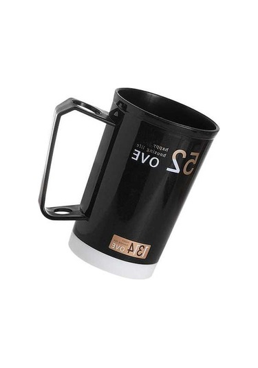 Pazly Tumbler Suntek Siyah Kupa Fırçası Diş Bardak Banyo Zo Siyah