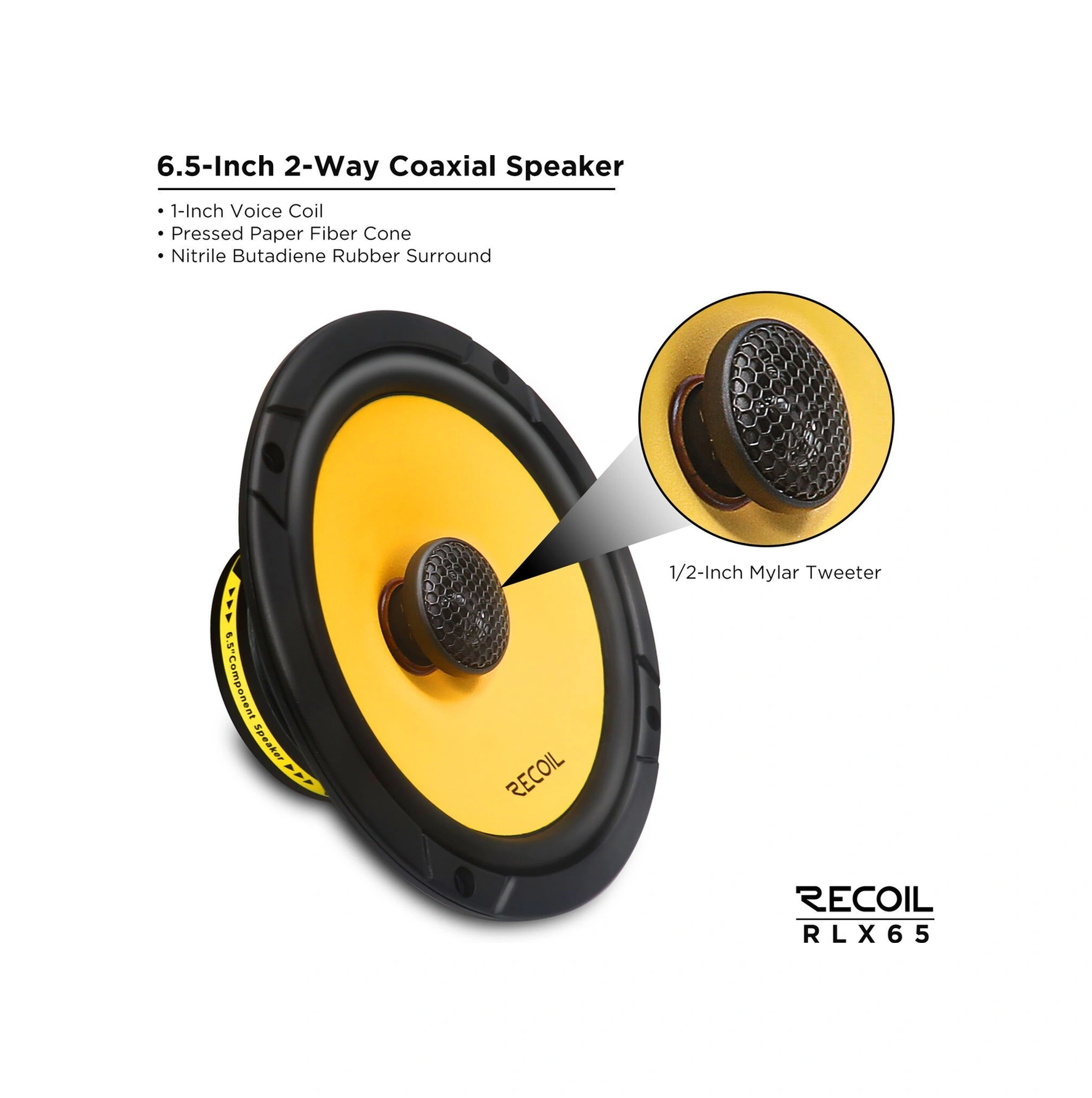 Recoil Rlx65 16 Cm Koaksiyel Hoparlör 160 Watt