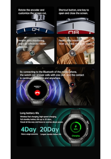Kalobee SK40 Amoled 49 MM 3 Kordonlu Akıllı Saat (İthalatçı Garantili)