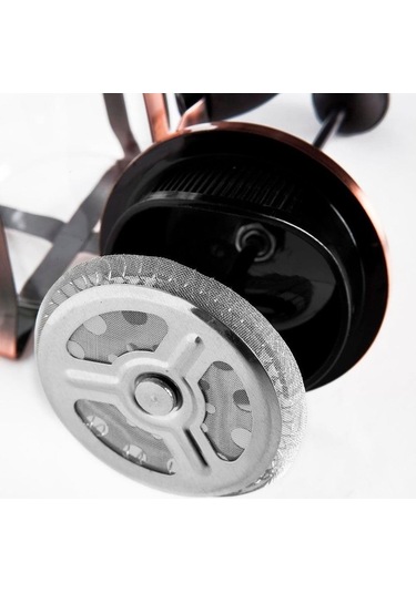 Metal French Press Bakır Renk 350 Ml Bitki Çay Demleme Kupası 350 Ml 9129 Kahve