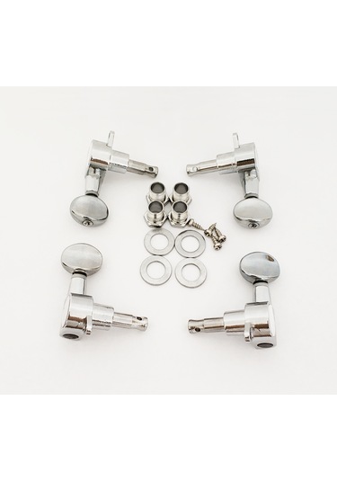 Fluid Mhu17 Ukulele Burgusu Set - 4 Adet Burgu + Vida Somun Pul