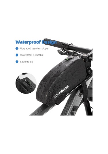 Rockbros Bisiklet Çantası Su Geçirmez Bisiklet Üst Ön Tüp Şasi Çantası Mtb Yol Bisiklet Pannier Kılıfı Çok Renkli