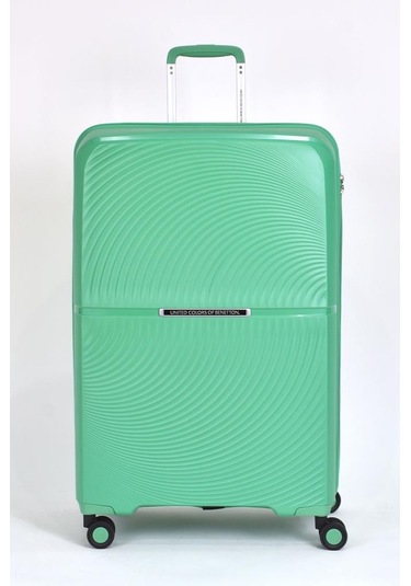 Benetton Büyük Boy %100 Polipropilen Valiz Yeşil Bnt2000 Yeşil