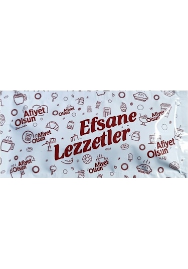 Efsane Lezzetler Baskılı Kolonyalı Mendil 6X12 Cm 100 Adet