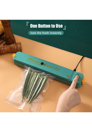 Qingmipy Ev Yapımı Yiyecek Saklama Makinesi - Otomatik Vakumlama, Kuru Ve Nemli Gıdalar İçin Kompakt Tasarım