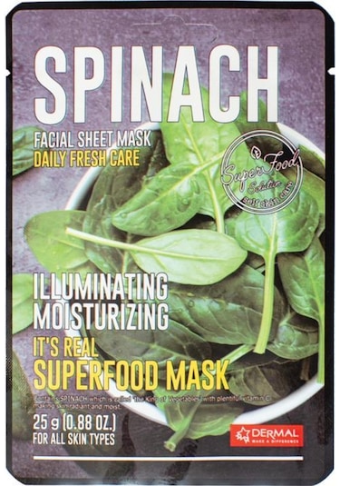 Dermal Spinach Facial Sheet Maske