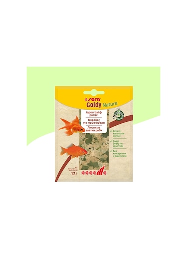 Goldy Nature Zarf Yem Japon Balığı Yemi 12 G
