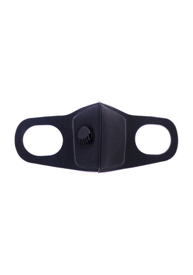 Vkemall Sponge Solunum Klapani Maskesi - Toz Piyango Kuru Havalara Koruma, Islaklastirma Ve Isinma Saglar, Siyah, Yıkama Uygun, 1 Adet