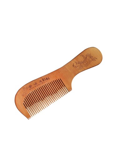 Hangfox Doğal Ahşap El Yapımı Saç Tarzı - Antistatik, Baş Ağrısıyla Mücadele, Saç Sağlığı Ve Masaj Özelliği, El Tutuculu