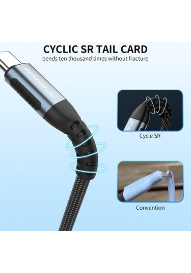 Ahastyle XC01 Tip-c Tip-c 1 M Usb-c Pd Hızlı Şarj Kablosu 100 W