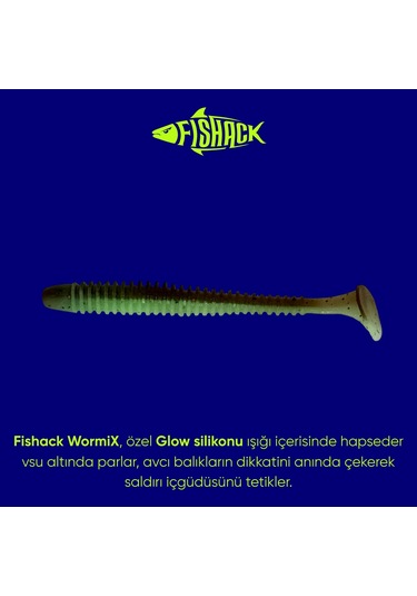 Silikon Kurt Yem - 4,2g 105mm - Turna/levrek Silikonu - 1 Adet - Gri/beyaz - Karides Kokulu