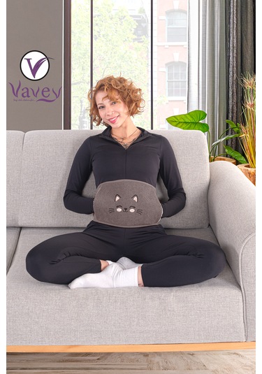 Yeni Nesil Sıcak Soğuk Regl Kemeri Kedicik Kahve